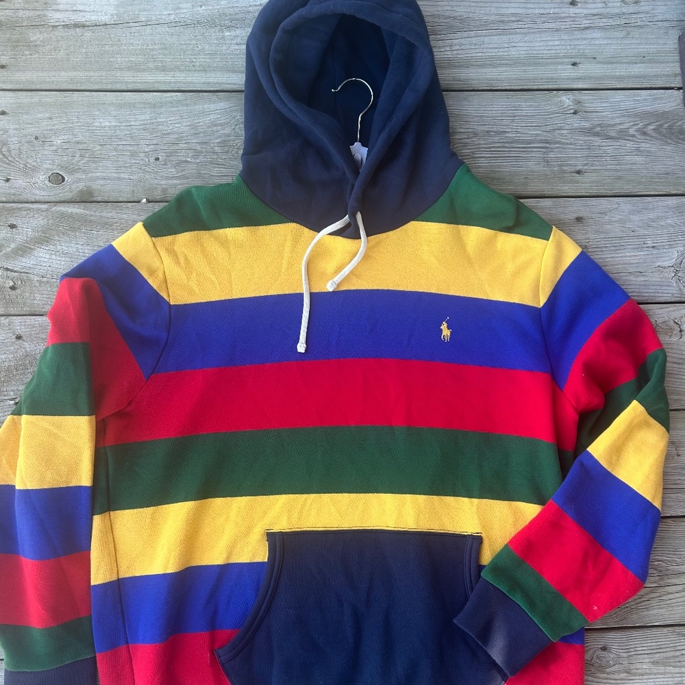 SOLD Polo Ralph Lauren Stripe Fleece Multi